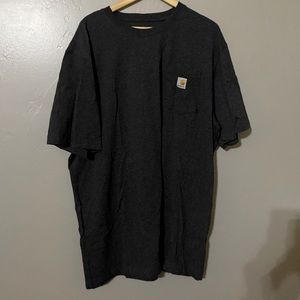 Dark Gray Carhartt Work Shirt Pocket Tee
XL Tall original fit